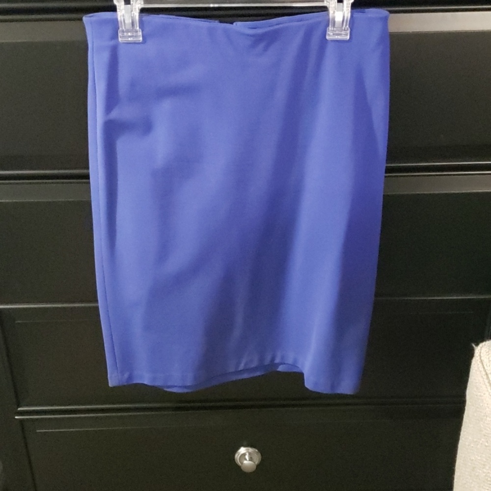 Cobalt blue skirt